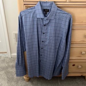 Tasso Elba plaid dress shirt